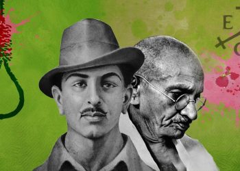 મિલન થયું ગાંધીનું ભગતસિંહને સંગ.
