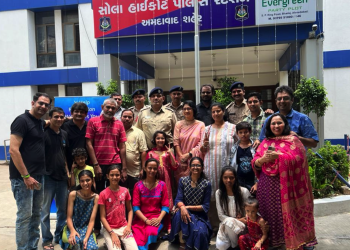 વી હેલ્પ દ્વારા ઉજવાયું અનોખું સુરક્ષાબંધન
